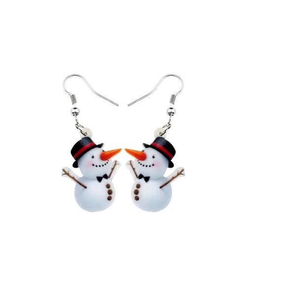 Snowman Holiday Earrings… - Picture 1 of 3